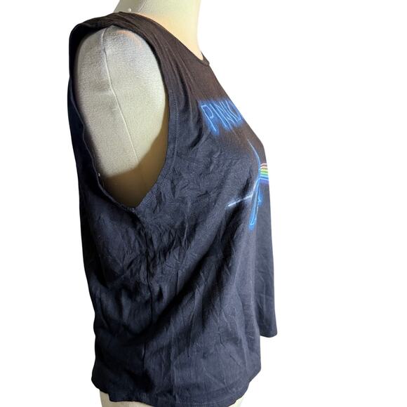 Pink Floyd Dark Side Of The Moon Cutoff Tank Top, Vintage Rock Tee, Size Medium - Picture 3 of 5